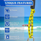 Boat Tow Rope , 60FT 3K 1-3 Riders Tube Boating Ropes Heavy Duty Ski Rope for Ski Float Water Skiing