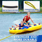 Boat Tow Rope , 60FT 3K 1-3 Riders Tube Boating Ropes Heavy Duty Ski Rope for Ski Float Water Skiing