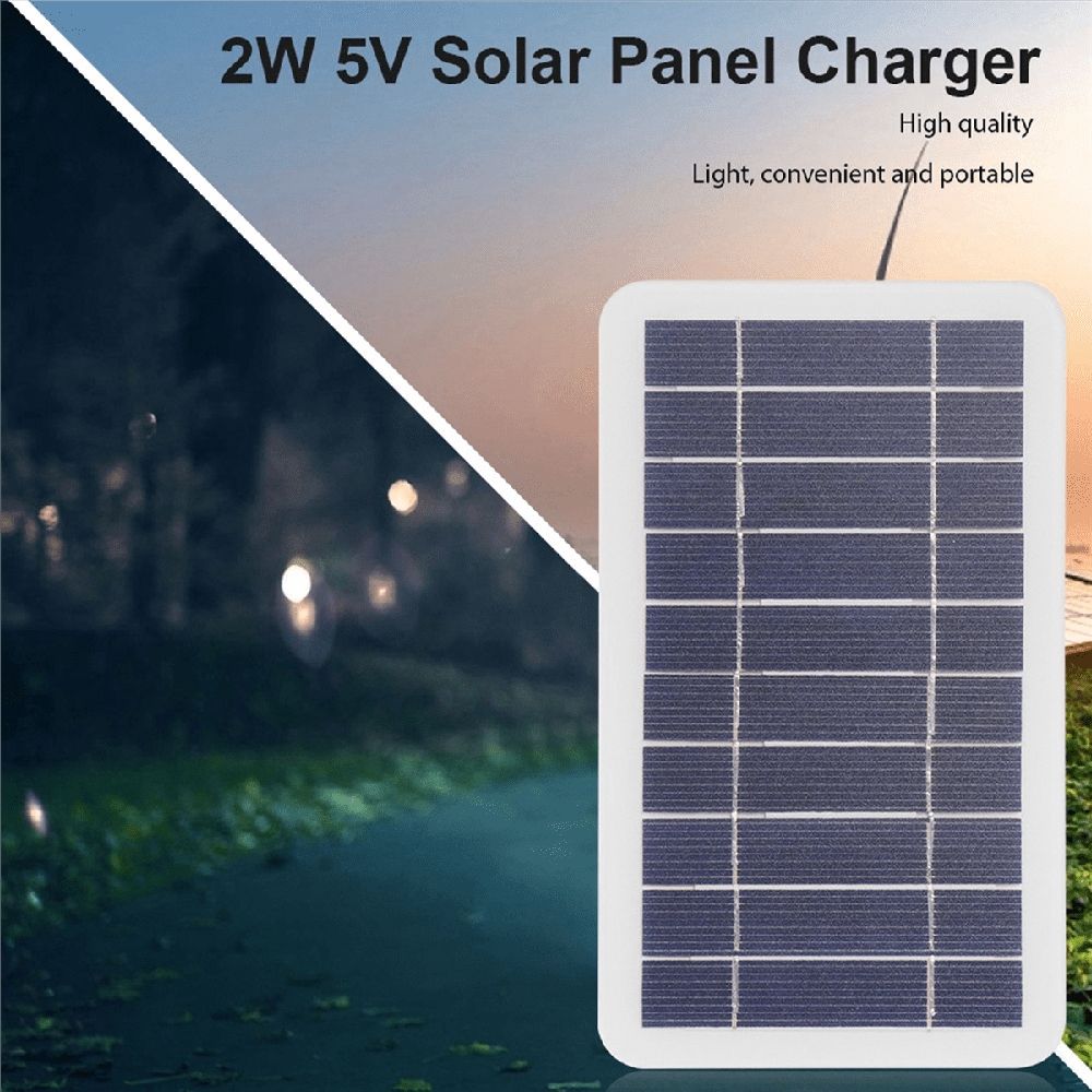 2X 5V High Power USB Solar Panel Outdoor Waterproof Hike Camping Portable Cells Battery Solar Charger for Mobile Phone