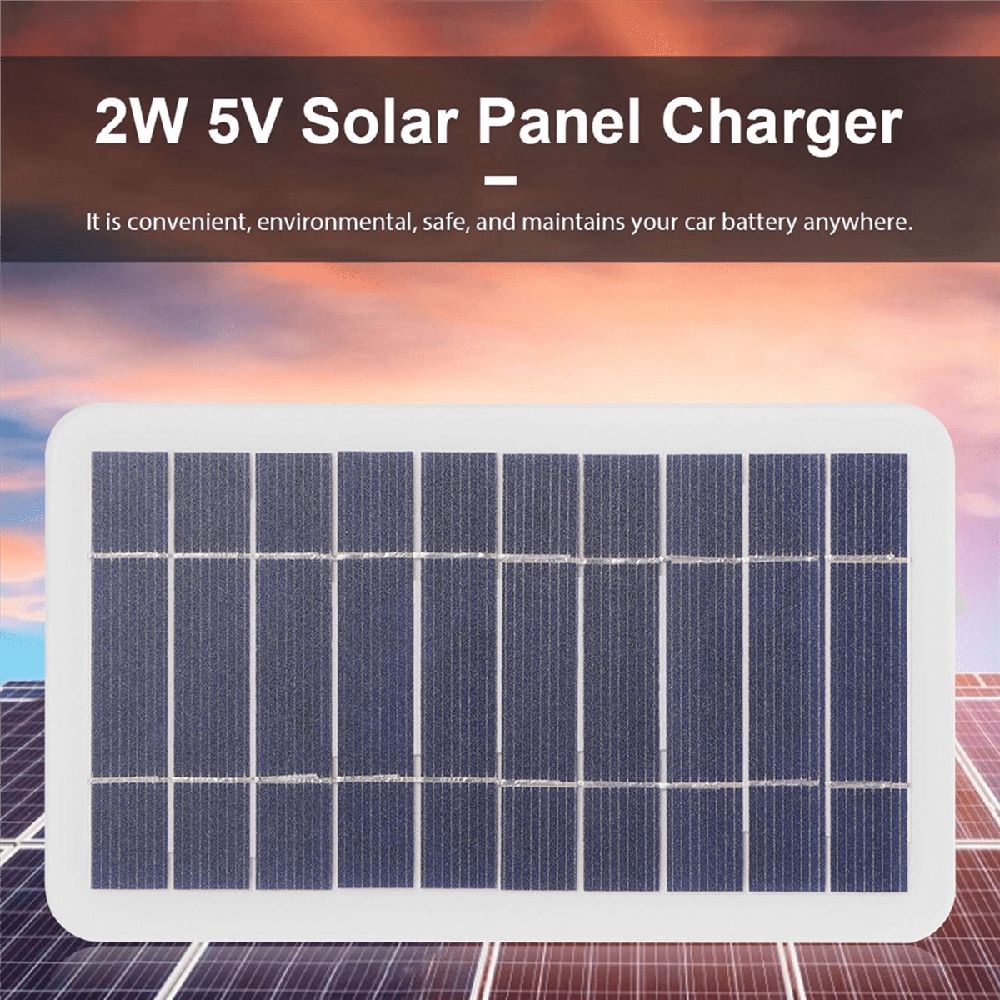2X 5V High Power USB Solar Panel Outdoor Waterproof Hike Camping Portable Cells Battery Solar Charger for Mobile Phone