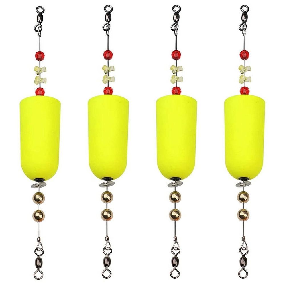 Popping Corks for Saltwater Freshwater Fishing Popper Floats Redfish Speckled Trout Sheepshead Flounder Yellow
