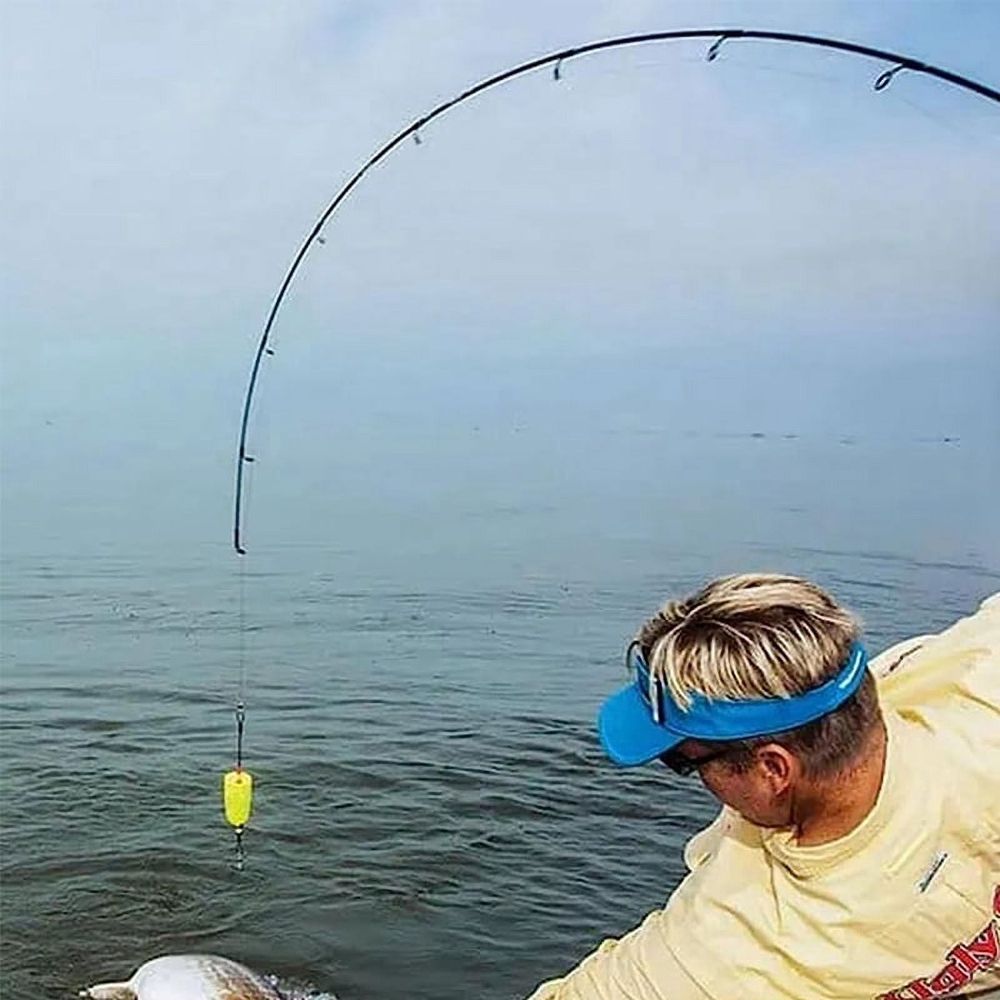 Popping Corks for Saltwater Freshwater Fishing Popper Floats Redfish Speckled Trout Sheepshead Flounder Yellow