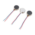 6pcs Highly Speed 1027 Flat Motor Mini Vibration Motor for DIY Projects and Health Products 11000RPM, Easy Installation