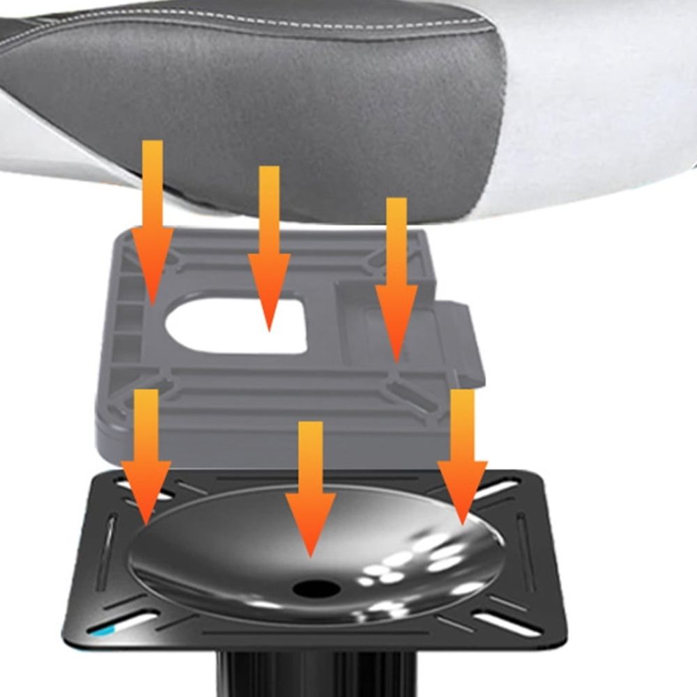 Easy Installation Fishing Boat Seat Base Quick Removal Design Quick Disconnect Seat Mount with Boat Seat Swivel