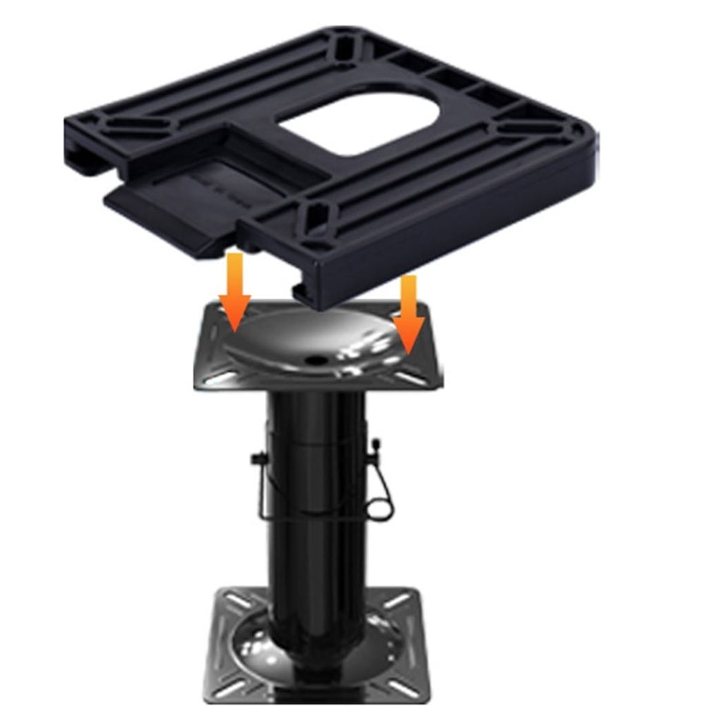 Easy Installation Fishing Boat Seat Base Quick Removal Design Quick Disconnect Seat Mount with Boat Seat Swivel