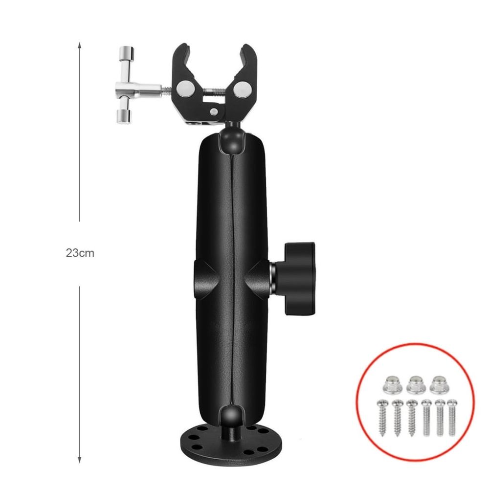 Light Weight Trolling Motor Mounting Stabilizer Bracket for 0.6" to 2" Boat Rails Secure Trolling Motor Mount