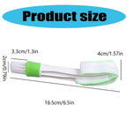 Microfiber Vent Duster Cleaning Brush Double Ended Air Conditioner Duster for Air Outlets Portable Car Interior Duster