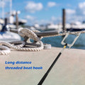 1Set Black Stainless Steel Telescoping Boat Hook Pole Portable Multi Purpose Hook