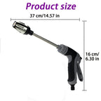 Handheld High Pressure Power Washer with 360 Degree Rotating Nozzle Three Spray Modes Foam Pot and Plastic Connectors for Outdoor Cleaning and Stain Removal Tool