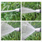 Handheld High Pressure Power Washer with 360 Degree Rotating Nozzle Three Spray Modes Foam Pot and Plastic Connectors for Outdoor Cleaning and Stain Removal Tool