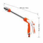 High Pressure Car Wash Tool with Metal Extension Wand Heavy Duty Long Pole Pressure Washer Accessory for Outdoor Surface Rinsing Truck Bed and Second Story Cleaning