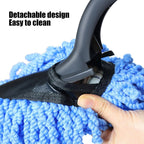 Car Wash Mop Soft Bristle Cleaning Tool Dusting Duster with Ergonomic Handle for Efficient Vehicle Interior and Exterior Cleaning