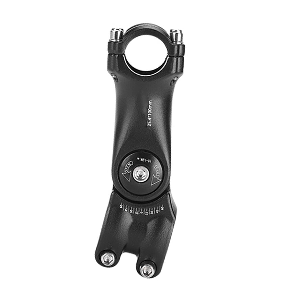 Aluminum Alloy Bike Handlebar Riser Adjustable Handlebar Stem Aluminum Alloy Bike Handlebar Variable 60 Degree Angle Front Fork Stem Adapter for Road Bike Mountain Bike Bike Black 5 Siz