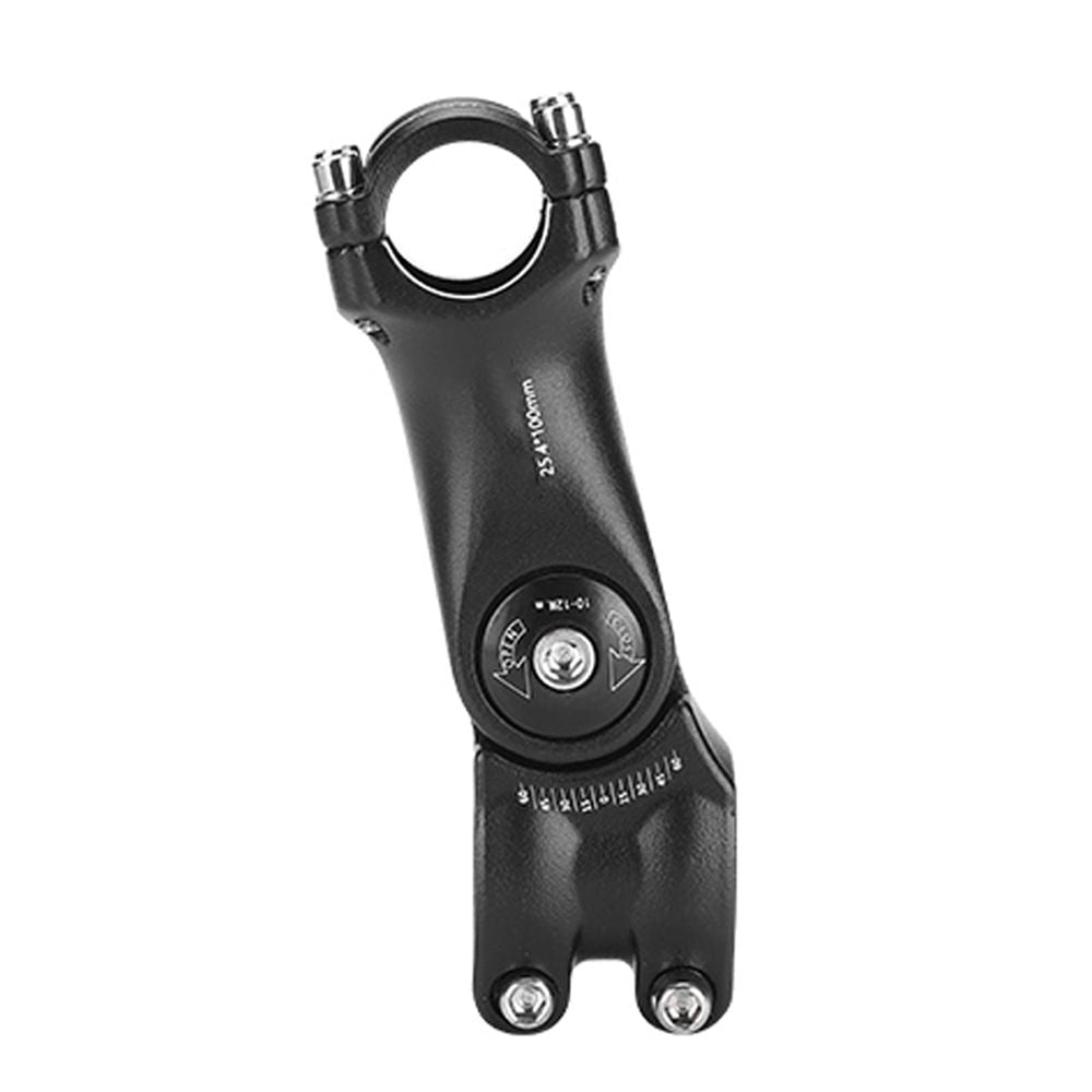 Aluminum Alloy Bike Handlebar Riser Adjustable Handlebar Stem Aluminum Alloy Bike Handlebar Variable 60 Degree Angle Front Fork Stem Adapter for Road Bike Mountain Bike Bike Black 5 Siz