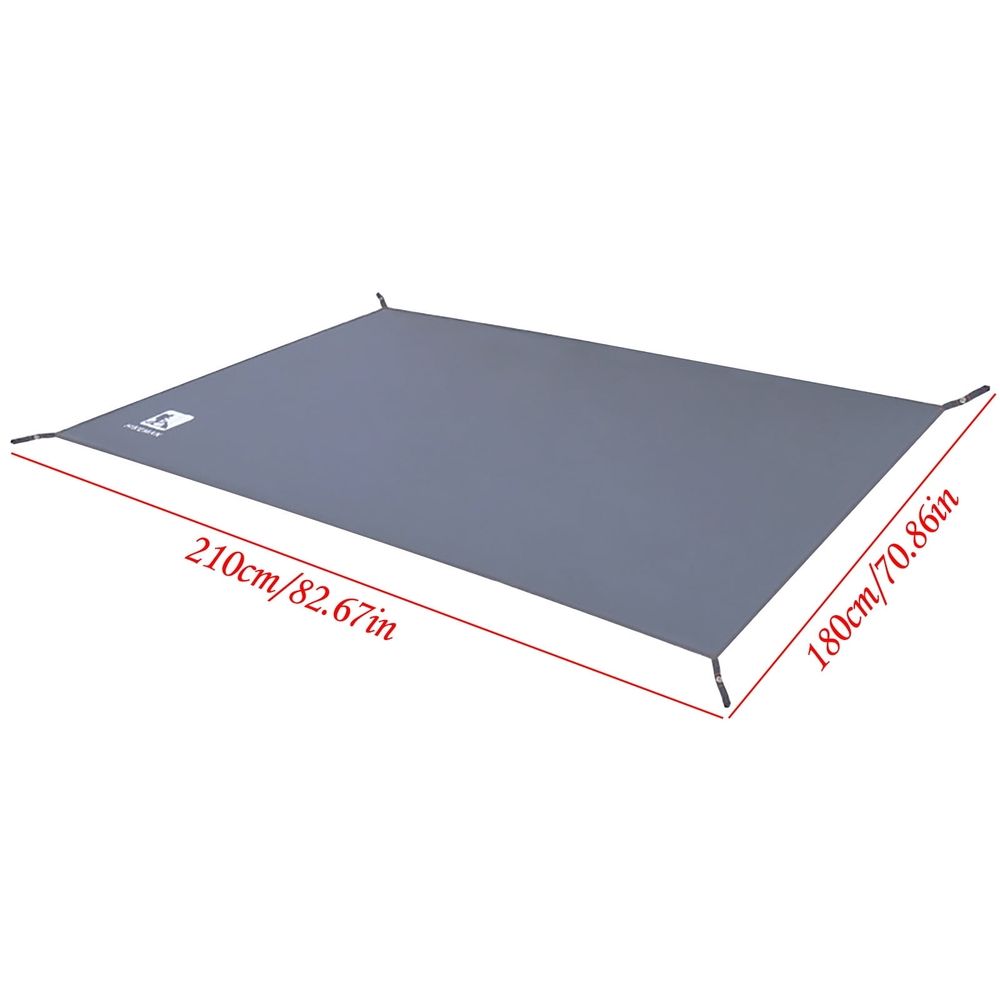 Outdoor Tent Mat | Thickened Waterproof Cloth | 82.67" x 70.86" Picnic Beach Mat | Multi-Purpose Sunshade & Camping Ground Cover | Portable with Drawstring Bag