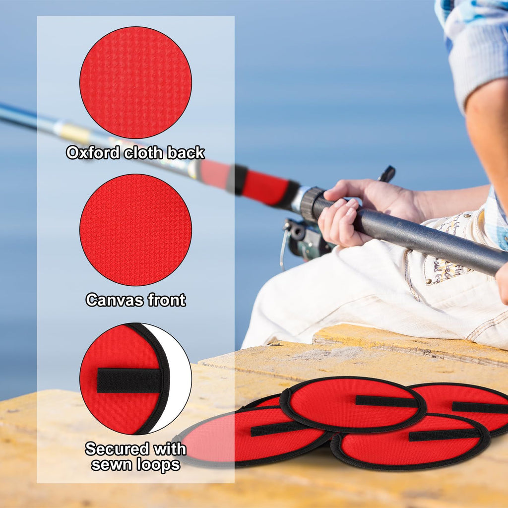 20 Pack Fishing Lure Covers 6 Inch Bait Gloves Lure Shield Wrap Fishing Hook Cover Easily See Bait Storage Protector Guard to Keep Fishermen Safe for Rod