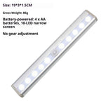 Motion Activated RV Step Lights, 10 LED Battery Operated Motorhome Motion Sensor led Light Strip, Magnetic Night Light Bar for Motorhome Travel,Travel Trailers, Camper (2 Pack)