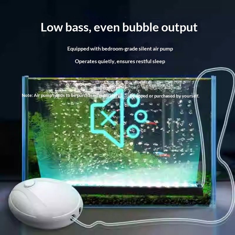 Submersible Aquarium Light,LED Aquarium Air Bubble Light,Color Changing Brightness Adjustable Timing Waterproof Remote Control Fish Tank Light Bar,Aquarium Light Bubbler Wall,26cm