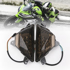 Motorcycle Front LED Turn Signal Light Lamp fits for NINJA250 NINJA300 2013-2018, NINJA 400 2018-2022, NINJA 650 2018-2022