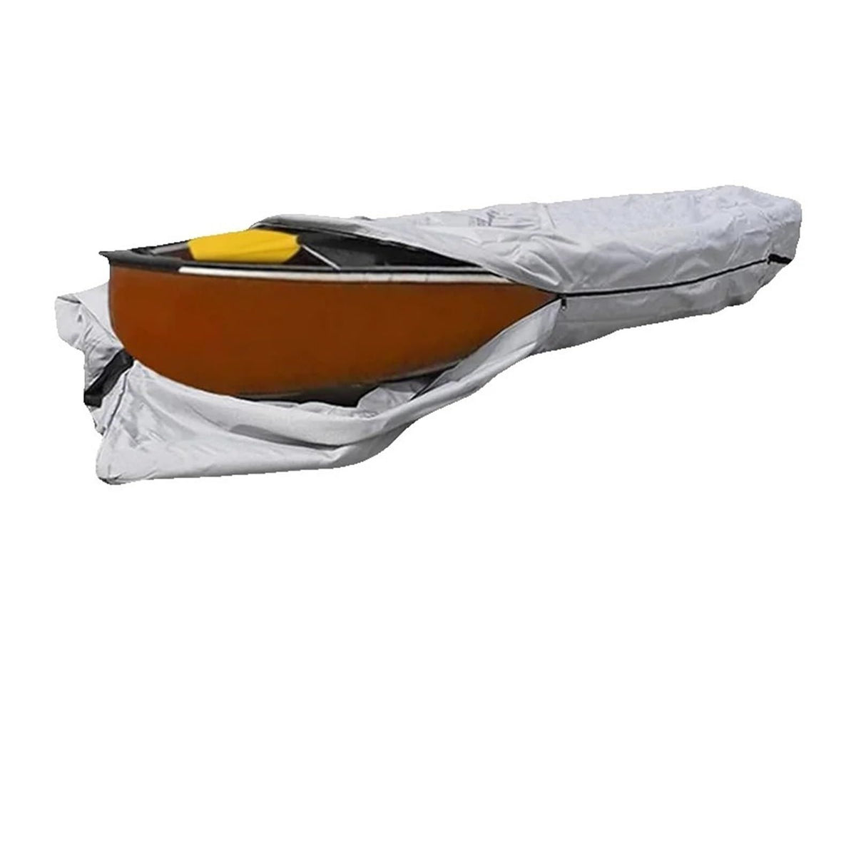 UPF 50+ Kayak Cover, Dustproof Canoe Cover for Outdoor Storage, 420D Waterproof Kayak Cover for Fishing Boat, Gray (Silver, 10ft)
