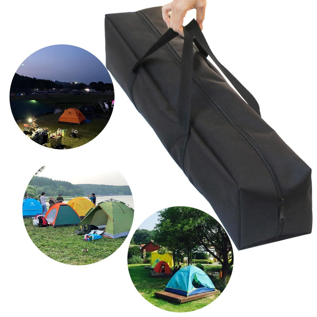 2 pack Tent Bag Storage Bag, Waterproof Tent Bag, Oxford Tent Poles Pack Bag Large Capacity Camping Poles Storage Bag, 85cm*15*20cm