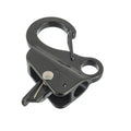 Boat Anchor Hook Sliding Hook,Stainless Steel Easy to Use Knotless Anchor System with Quick Release for 3/8" Rope Jet Skis Pontoon  （black）