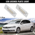 2pcs LED License Plate Light Car Number Lamp Replacement White Light License Plate LED Light, Extremely Bright Assembly