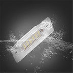 2pcs LED License Plate Light Car Number Lamp Replacement White Light License Plate LED Light, Extremely Bright Assembly
