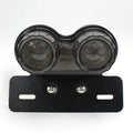 10W 20-LED Motorcycle Tail Light Integrated Driving&Brake Light Turn Signal Lamp With License Plate Bracket