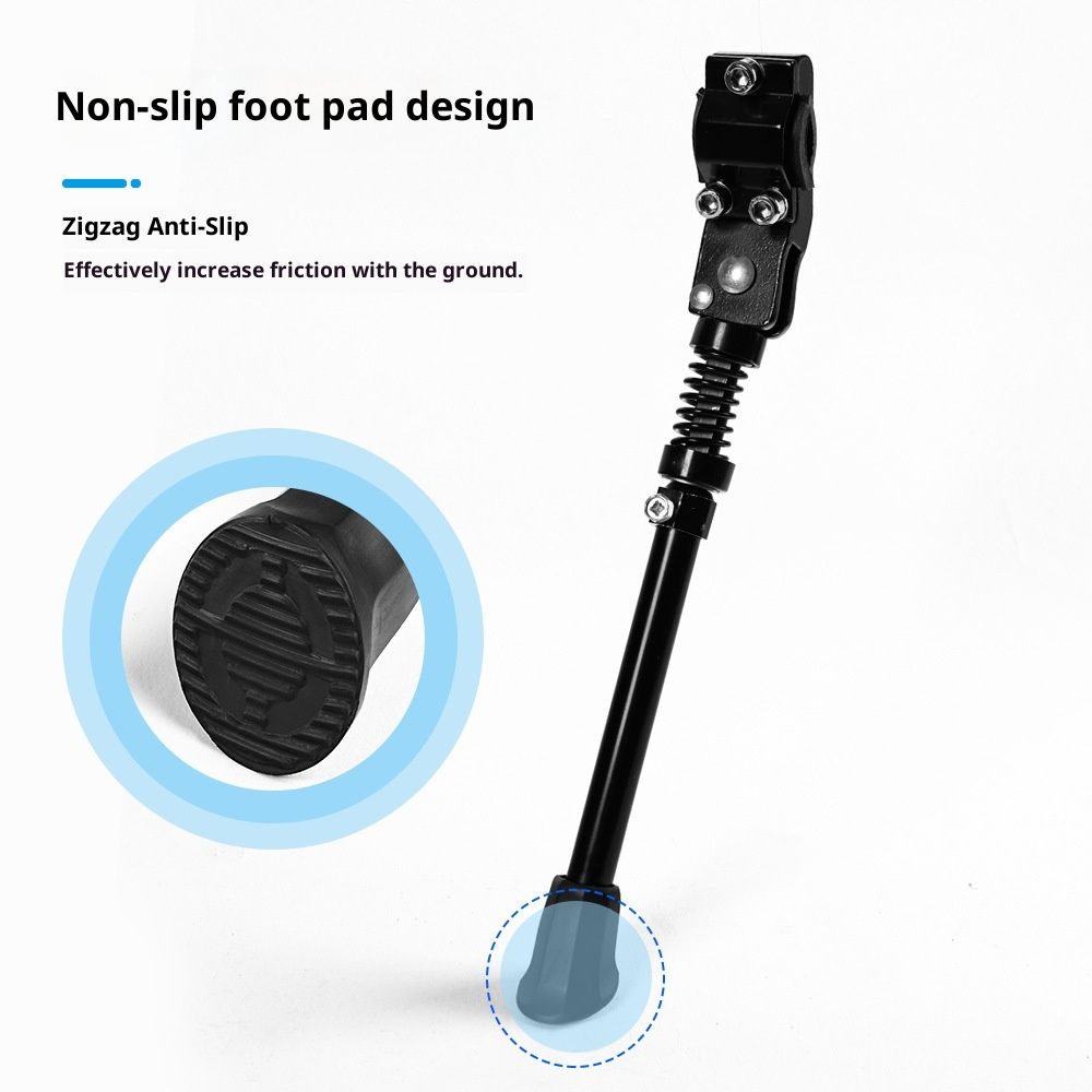 Adjustable Rear Side Kickstand for Mountain, eBike, Road, City & Heavy Bikes   26-36cm Adjustable Bicycle Kickstand