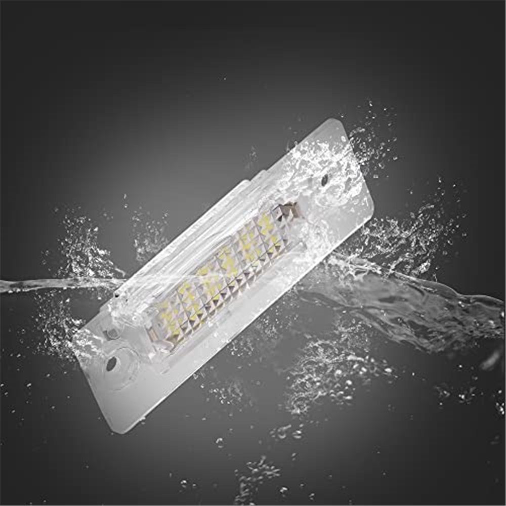 2pcs LED License Plate Light Car Number Lamp Replacement White Light License Plate LED Light, Extremely Bright Assembly