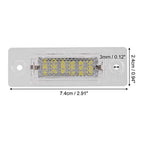 2pcs LED License Plate Light Car Number Lamp Replacement White Light License Plate LED Light, Extremely Bright Assembly