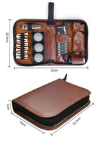Golf Gifts for Men and Women, Golf Accessories Set with Hi-End Case, Golf Balls, Rangefinder, Golf Tees, Brush, Multifunctional Divot Knife, Scorer, Golf Ball Clamp