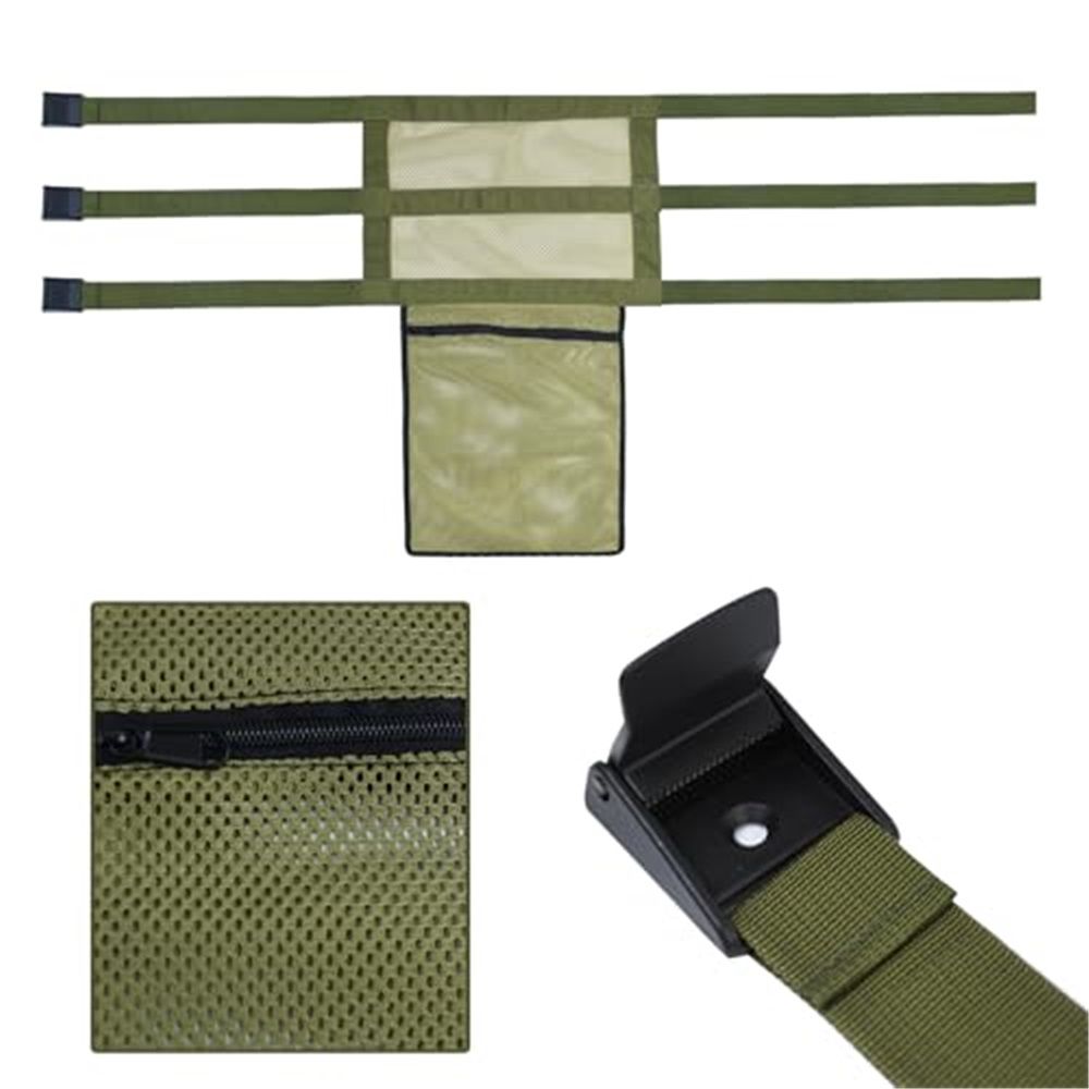 2 pack Universal Tree Stand Seat Replacement with Pocket, 16 X 12Inch Lightweight Replacement Treestand Seat with Adjustable Strap Hunting Accessories Fits All Ladder Stand, Works On Climbing Treestands