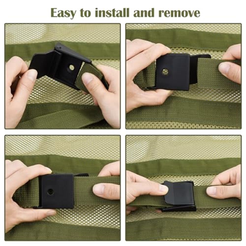 2 pack Universal Tree Stand Seat Replacement with Pocket, 16 X 12Inch Lightweight Replacement Treestand Seat with Adjustable Strap Hunting Accessories Fits All Ladder Stand, Works On Climbing Treestands