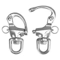 Quick Release Snap Shackle - 316 Stainless Steel Swivel Eye Snap Shackle Quick Release Clip for Sailing, Rigging, Anchor, Chain,(70)