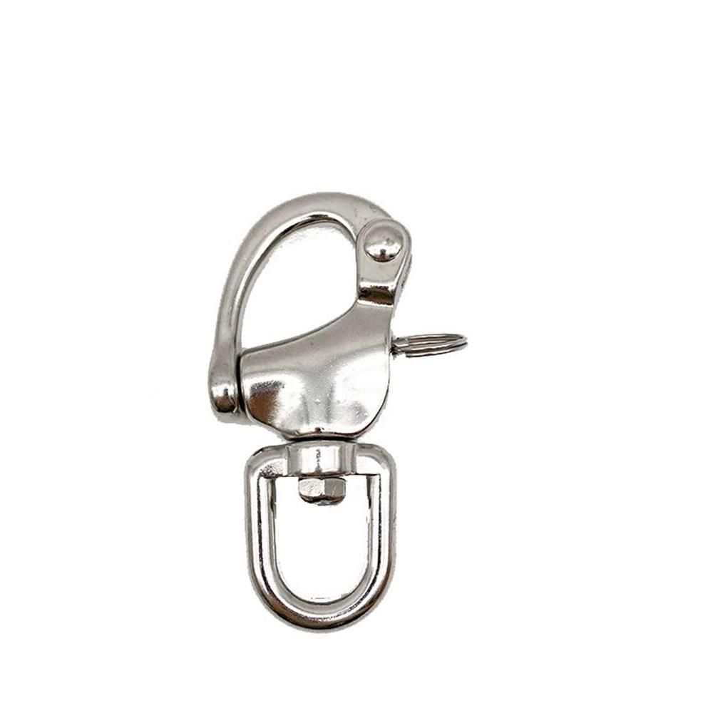 Quick Release Snap Shackle - 316 Stainless Steel Swivel Eye Snap Shackle Quick Release Clip for Sailing, Rigging, Anchor, Chain,(70)