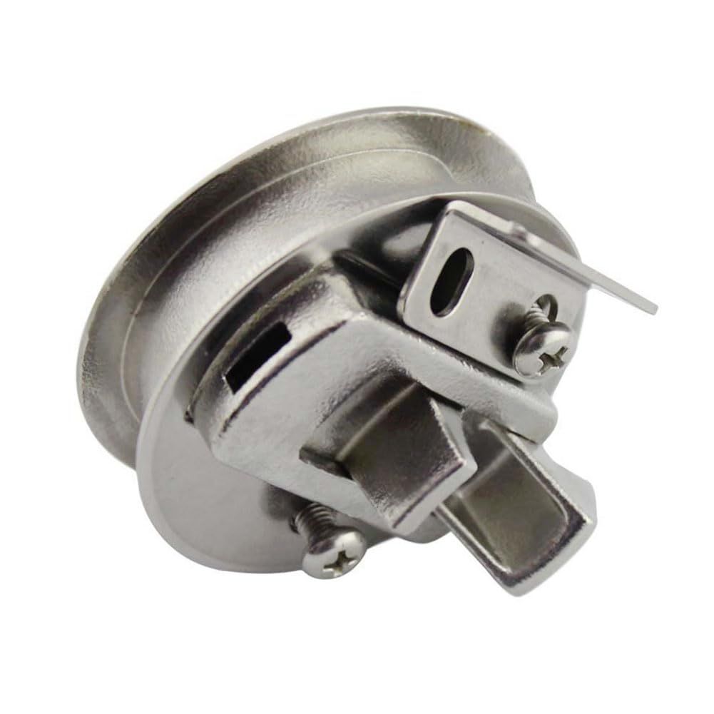 Boat Latches Marine Boat Latches Stainless Steel 2", 1Pcs Latch Hatch Round Pull Marine Boat Flush Pull Hatch Latch Suitable for Boats, Yachts, Car, Trailer