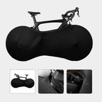 Bike Wheel Cover Indoor Dust-Proof and High Elasticity Bicycle Wheel Bag mountain bike protective cover, outdoor（Half Pack Black）