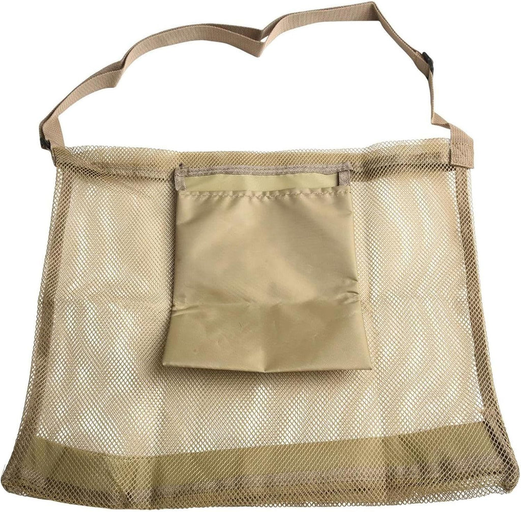 Mushroom Hunting Foraging Bag, Mesh Pouch Harvesting Bag for Garden Fruit Picking （olive drab）