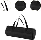 Multifunctional Handbag Camping Tent Stakes Storage Bag Electrician Large Capacity with Handles Camping Tool Bag, Black