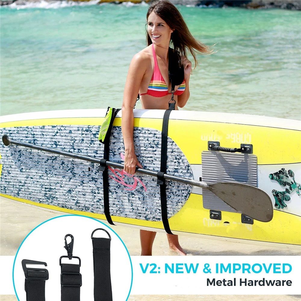 Paddle Board Accessories Carrier Carrying Strap to Carry Paddleboard Accessories for Women and Men with cup sleeve