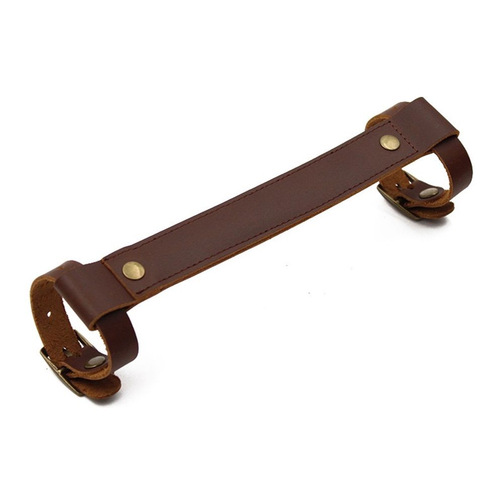 Leather Bike Handle Strap Bicycle Frame Carrying lifter,  Mountain Bike Frame Handle Carrying Lifter Bike Rack Strap for Road Mountain Bike, Portable and Labor-Saving