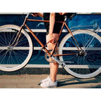 Leather Bike Handle Strap Bicycle Frame Carrying lifter,  Mountain Bike Frame Handle Carrying Lifter Bike Rack Strap for Road Mountain Bike, Portable and Labor-Saving