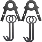 Steel Shooting Target Stand Kit - Steel Target Hangers Hanging Hook - Target Stand Bracket - DIY Target Kit - for 1 Inch Pipe