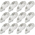12pcs Stainless Steel Oyster Shells Oyster, Grilling Shells for Cooking Oysters Shrimp Scallops Clams