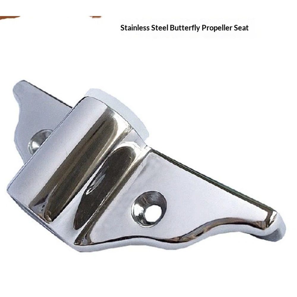 2 PCS 316 Stainless Steel Row Lock Oarlock Socket Oarlock Support Bracket for 1/2 Shank Oarlocks, for Boat Yacht（not include screws）