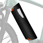 2PCS Light-reflecting E Bike Battery Protective Cover for Integrated Ebike Battery Protection Cover Frame E-Bike Accessory