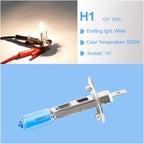 2pcs H1 Car Headlight Bulb Lamp 12V 55W Super White Halogen Xenon Car Styling For Auto Car Headlight Bulb