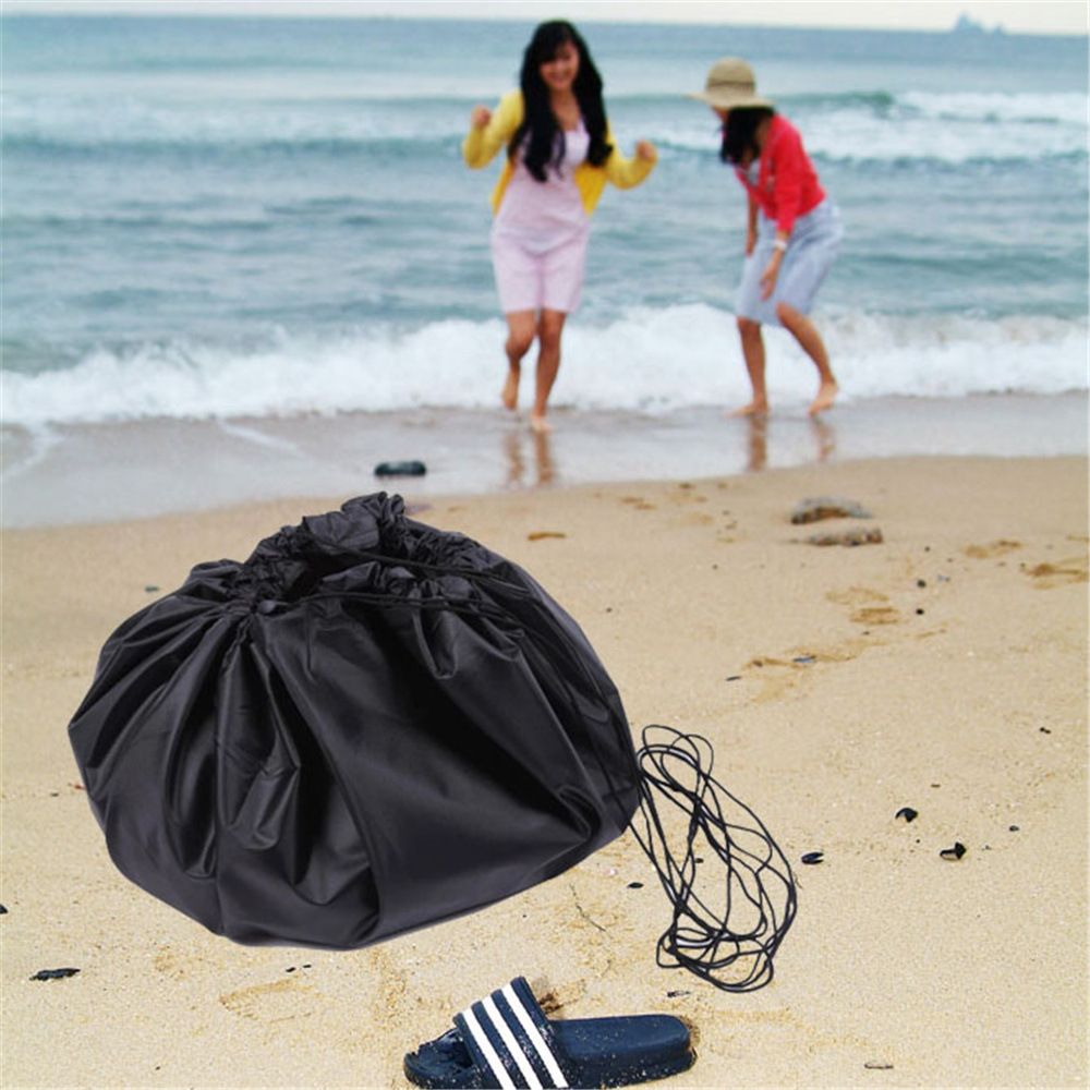 210D Durable Wetsuit Changing Mat/Waterproof Dry-Bag with Drawstring Closure,Surf Change Mat Perfect for Surfers, Beach, Swim